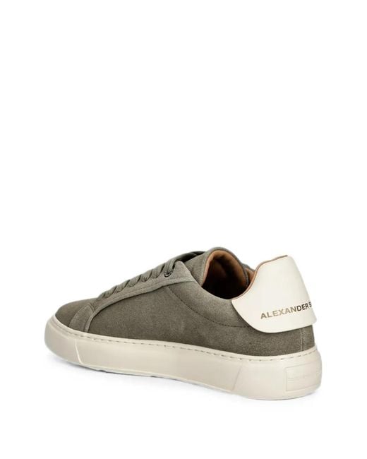 Alexander Smith Green Soho Suede Sneakers for men