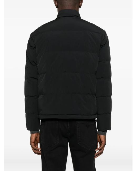 Emporio Armani Black Coats for men