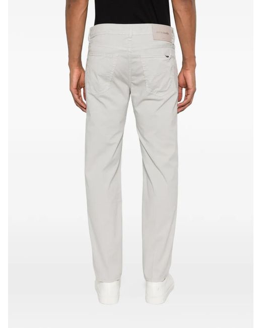 Jacob Cohen White Regular Trousers for men