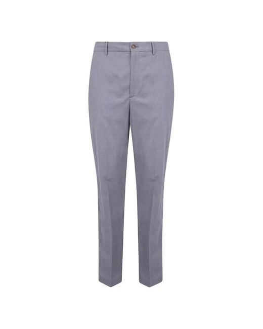 Etro Gray Regular Trousers for men