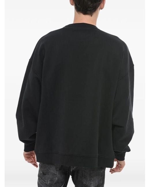 DSquared² Black Sweat À Logo Imprimé for men