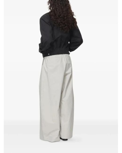 Amomento Blue Zip-Up Collared Jacket