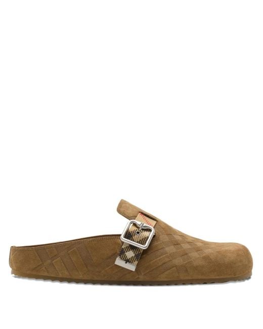 Burberry Brown Urchin Slides for men