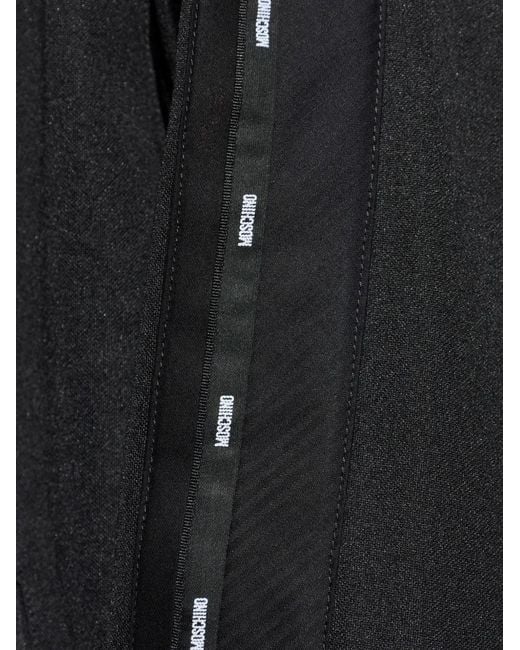 Moschino Black Zip Trim Sweater for men