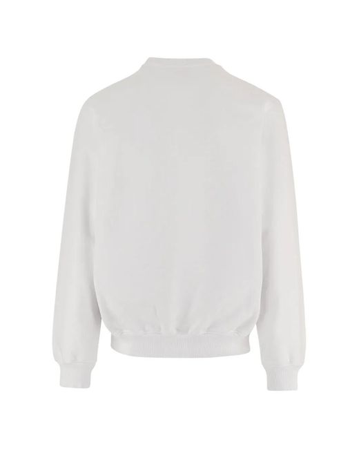 Casablanca White Logo-Patch Sweater for men