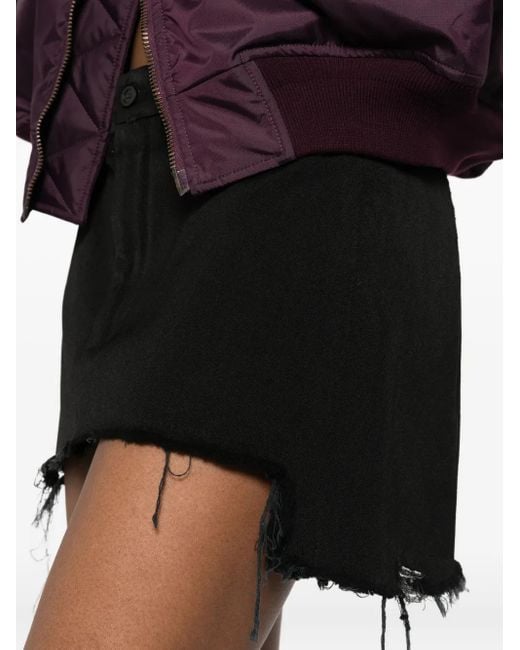 Balenciaga Black Cargo Mini Skirt