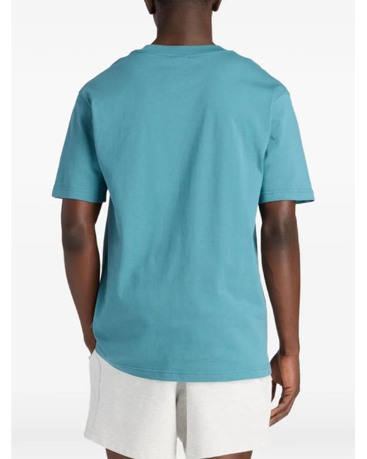 New Balance Blue T-Shirt À Logo Imprimé for men