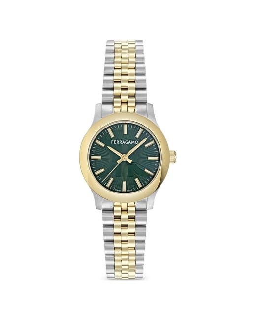 Ferragamo Metallic Duo 28Mm Watch