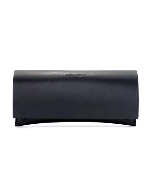 Saint Laurent Gray Sl 689 Rectangle-Frame Sunglasses