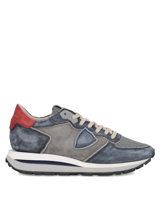 メンズ Philippe Model パネル スニーカー Gray