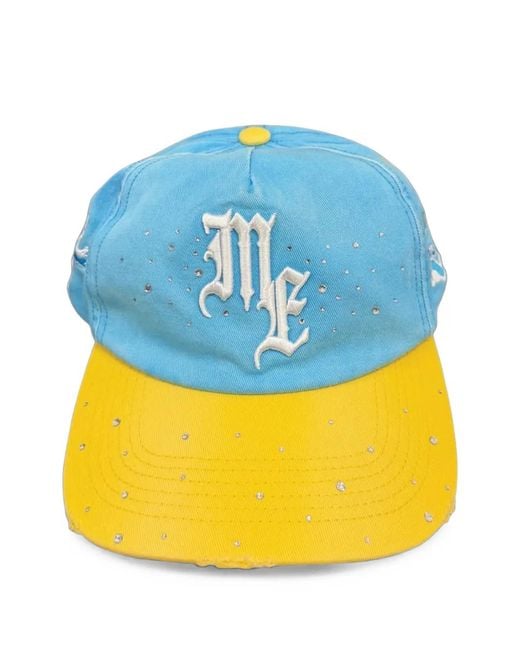 Mixed Emotions Blue Me Crystal-Embellished Baseball Cap for men