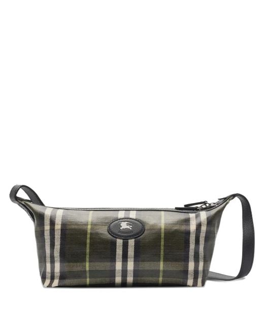 Burberry Schoudertas Met Logopatch in het Gray voor heren