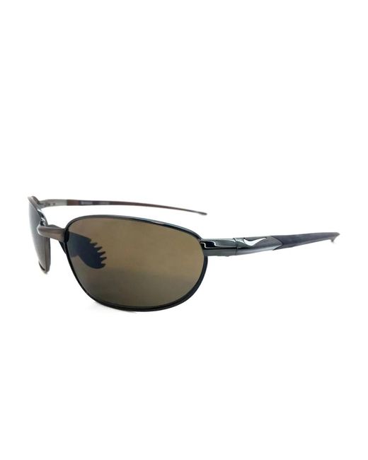 Nike Brown Pounce Oval-Frame Sunglasses
