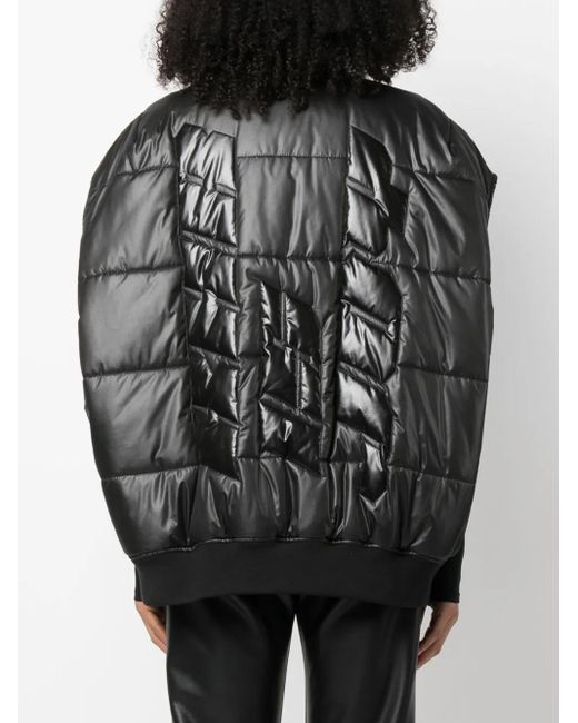 Khrisjoy Black Padded Bomber Vest