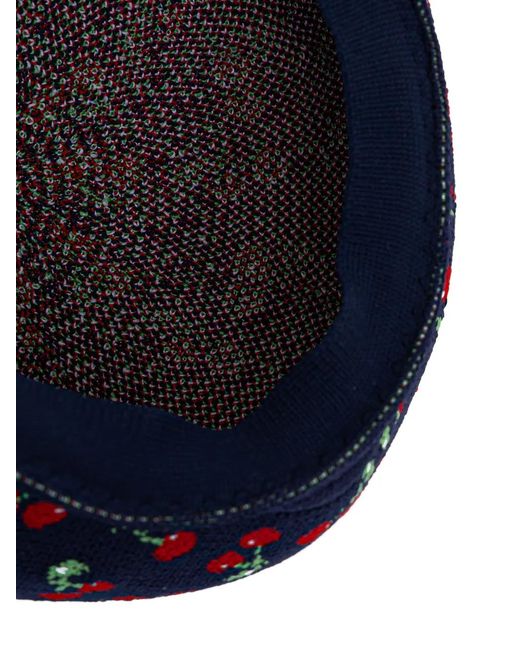 Kangol Blue Tropic Cherry-Pattern Beret