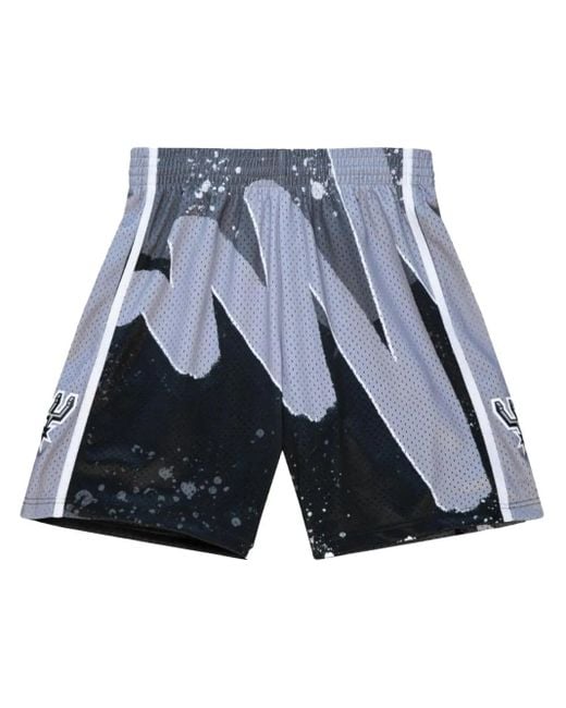 Mitchell & Ness Nba San Antonio Spurs 1998 Hyper Hoops Swingman Shorts in Blue für Herren