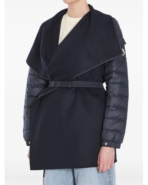 Moncler Blue Padded Cape