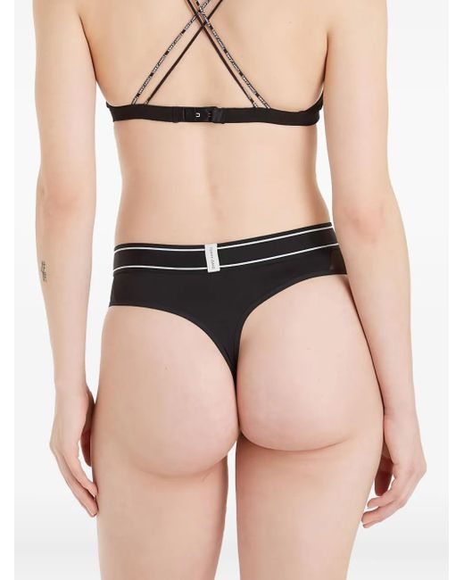 Tommy Hilfiger Slip Met Logoband in het Black