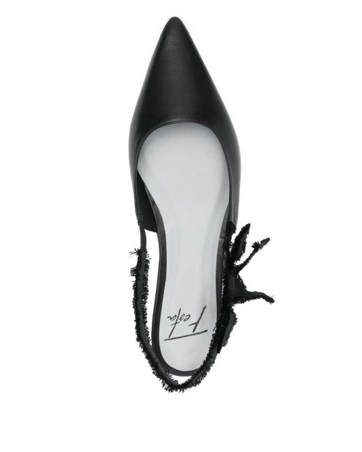 Roberto Festa Black Mey Ballet Flats
