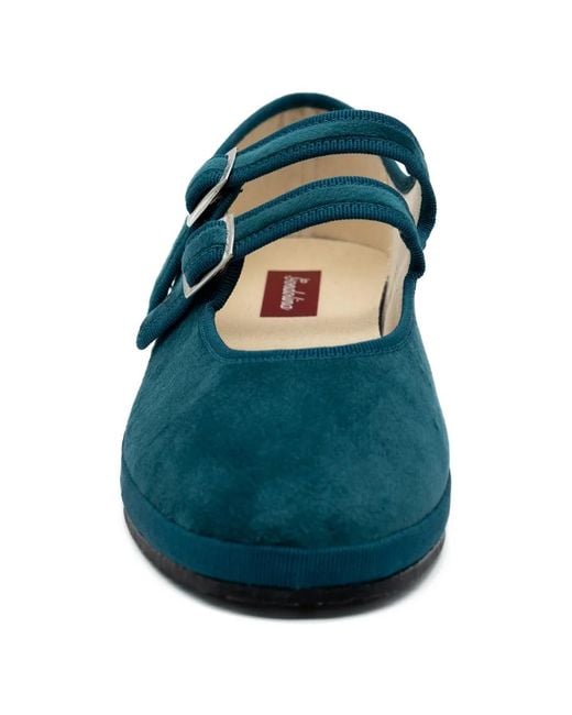 Gondolina Blue Cavana Mary Jane Ballet Flats