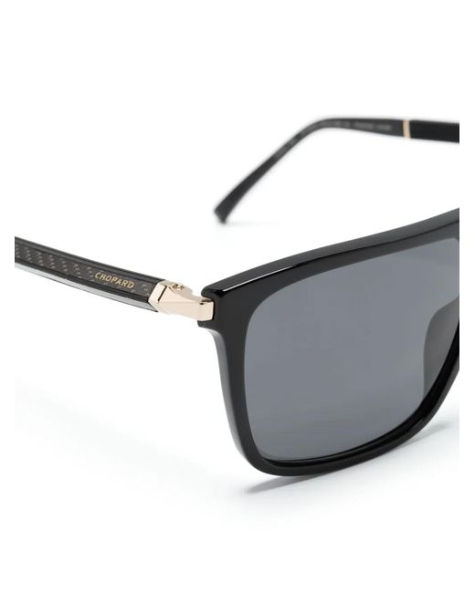 Chopard Gray Sch311 Square-Frame Sunglasses for men