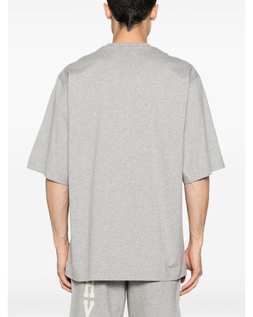 Givenchy Gray 4g-motif Cotton T-shirt for men