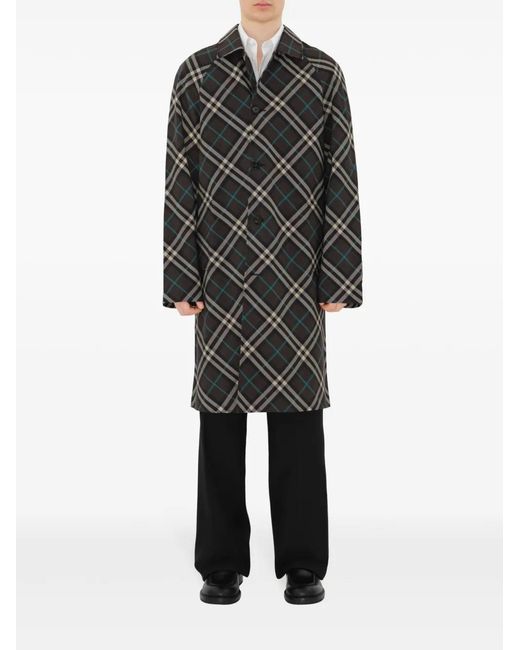 Burberry Black Coats for men