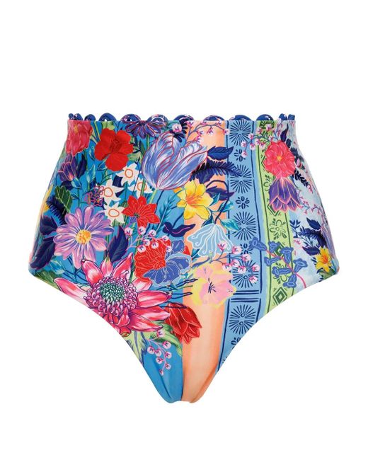 Agua Bendita Blue Alicia Bikini Bottom