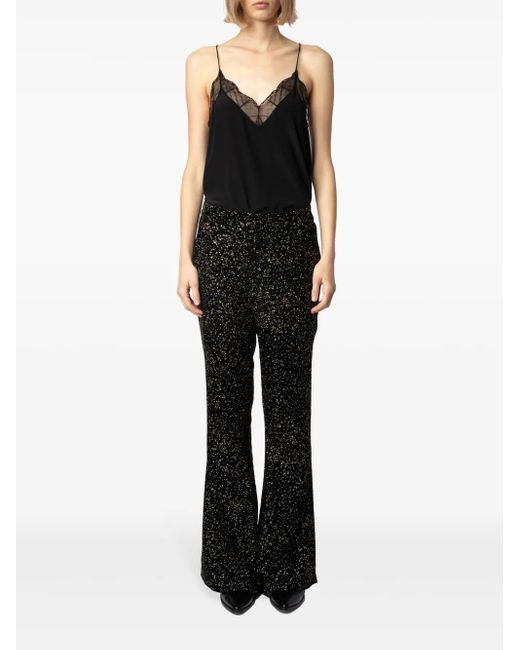 Zadig & Voltaire Black Prevy Trousers