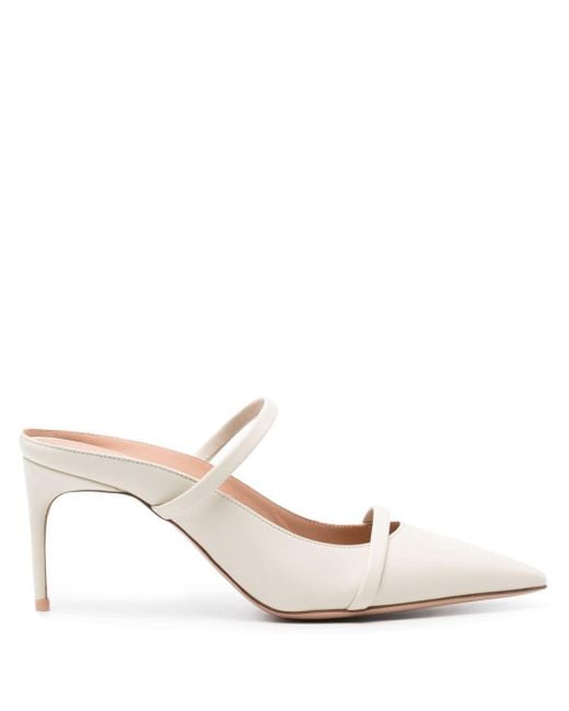 Malone Souliers Pink Aroura Mules 70mm