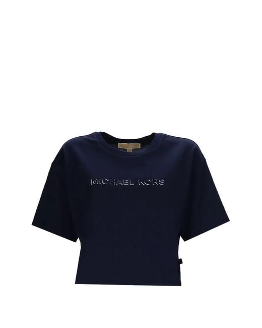 MICHAEL Michael Kors Blue Logo T-Shirt