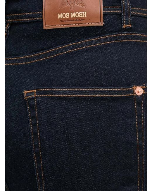 Mos Mosh Black Dara Contrast-Stitch Jeans
