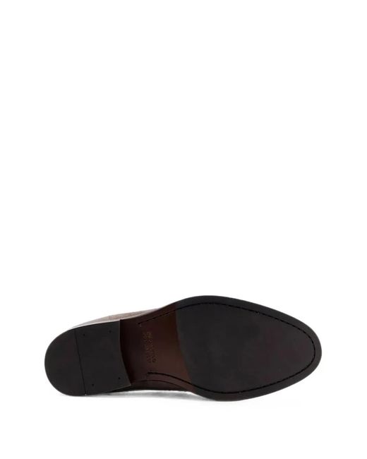 Brunello Cucinelli Brown Suede Ankle Boots for men