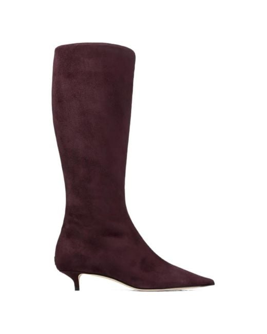 Jimmy Choo Purple Amis Knee Boots 35