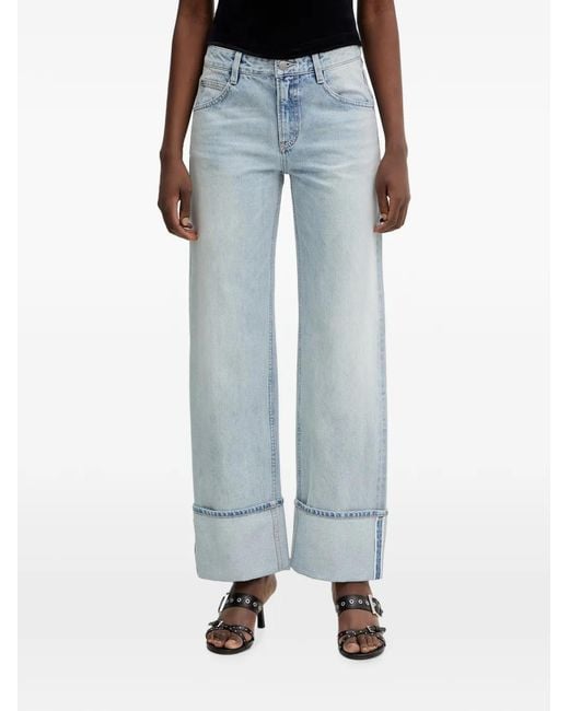 Miss Sixty Blue Cuffed Denim Jeans