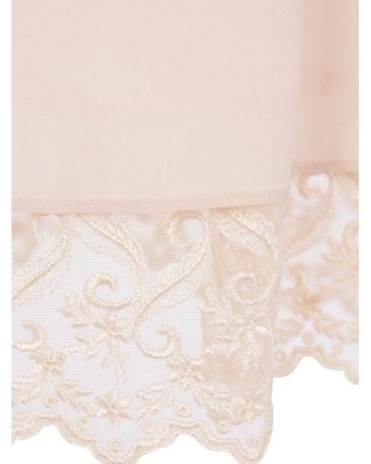 Simone Rocha Midi-Rok Met Kant in het White