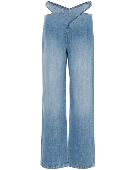 Liu Jo Straight Jeans in het Blue