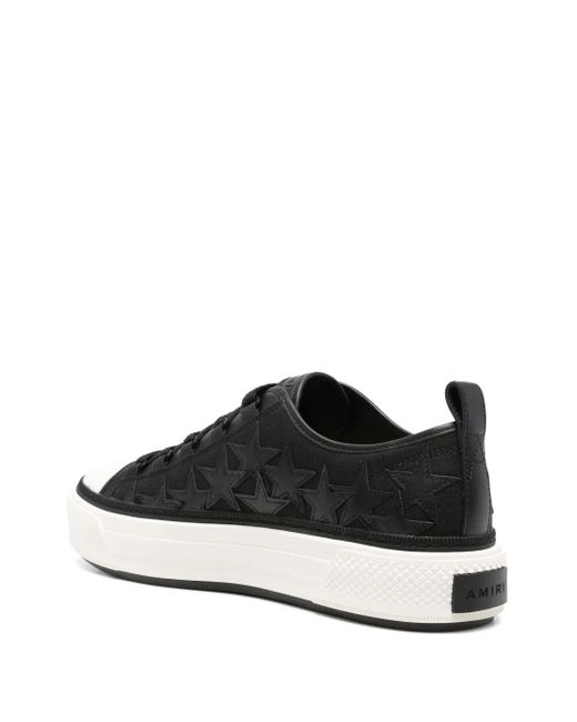Amiri Black Stars Court Low Sneakers for men