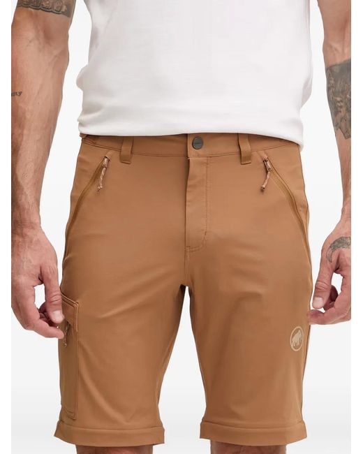Mammut Brown Runbold Iv Zip-Off Cargo Pants for men