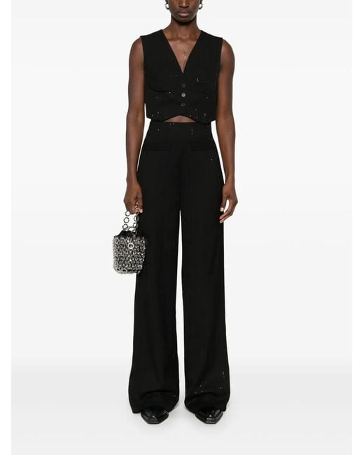 Sandro Black Sequined Vest