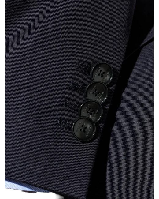 Etro Blue Single-Breasted Blazer for men