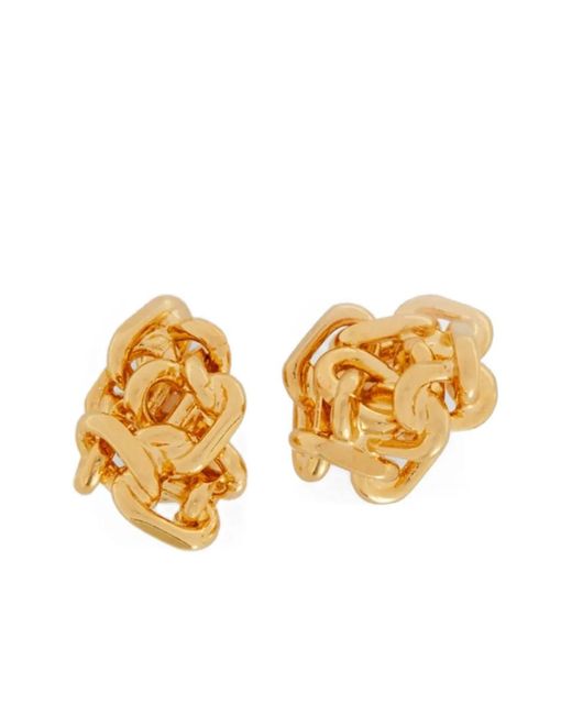 Jil Sander Metallic Knots Earrings