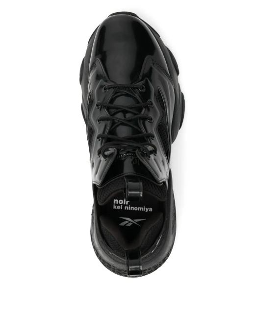 Noir Kei Ninomiya Black X Reebok Lace-Up Trainers