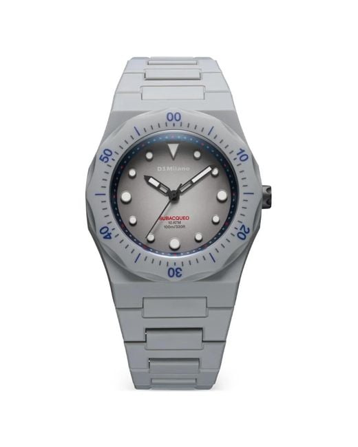 D1 Milano Gray Subacqueo 40.5Mm Watch