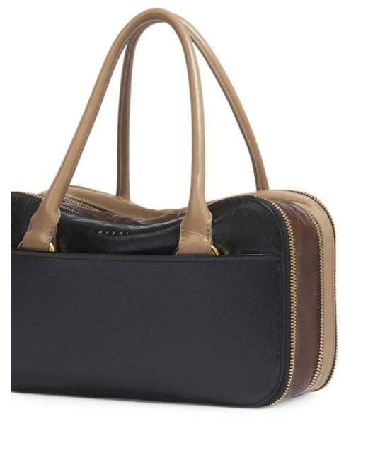 Borsa Boxyne Piccola di Marni in Black