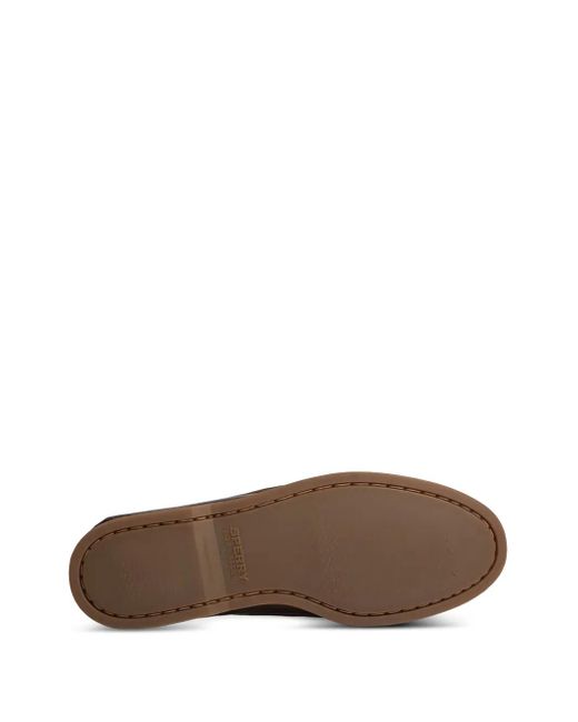 Sperry Top-Sider Brown Leather Eyelet Loafers for men