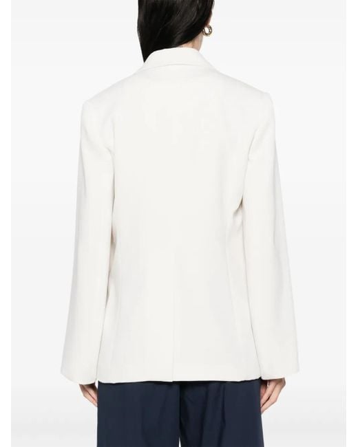 P.A.R.O.S.H. Blazer Met Enkele Rij Knopen in het White