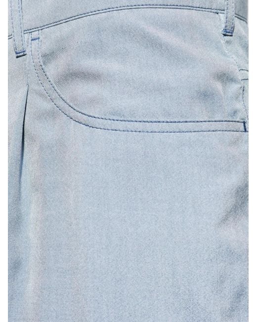 メンズ Giorgio Armani デニム シルクパンツ Blue
