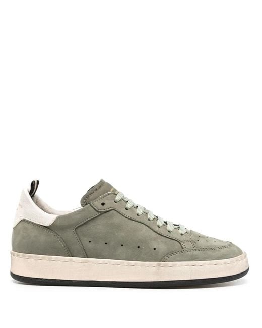 Officine Creative Green Magic Logo-Print Sneakers