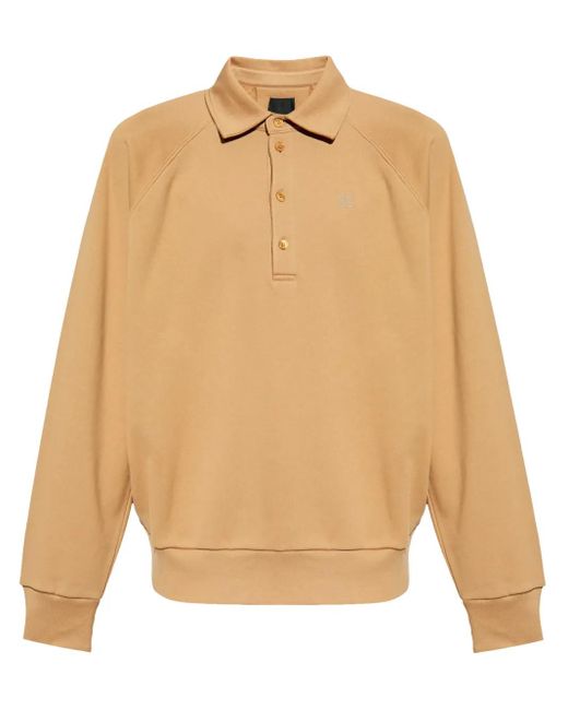 Givenchy Natural Logo-Embroidered Polo Shirt for men